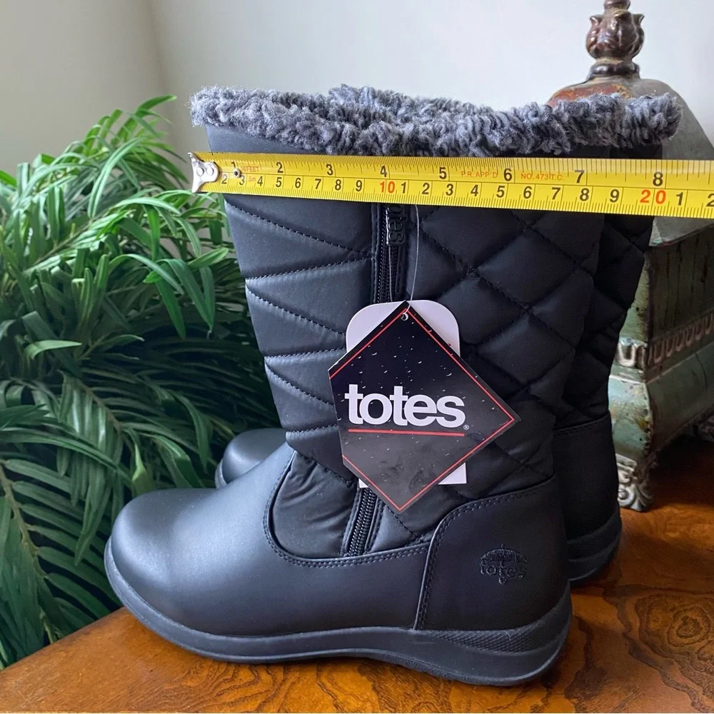 Totes Lori Winter Faux Fur Insulated Waterproof Boots